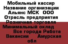 Мобильный кассир › Название организации ­ Альянс-МСК, ООО › Отрасль предприятия ­ Розничная торговля › Минимальный оклад ­ 30 000 - Все города Работа » Вакансии   . Амурская обл.